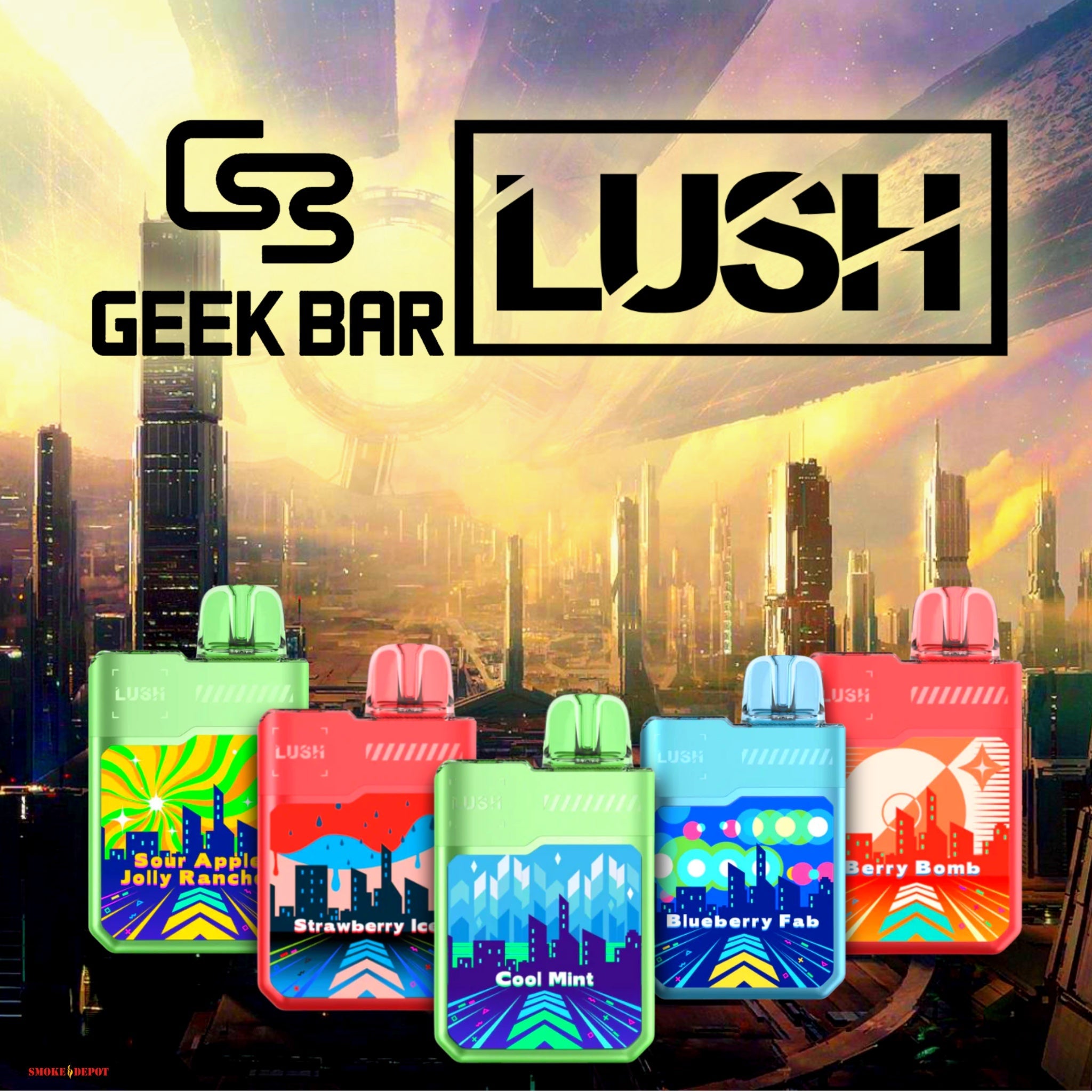 GEEK BAR Lush Digiflavor Rechargeable Disposable [20,000]